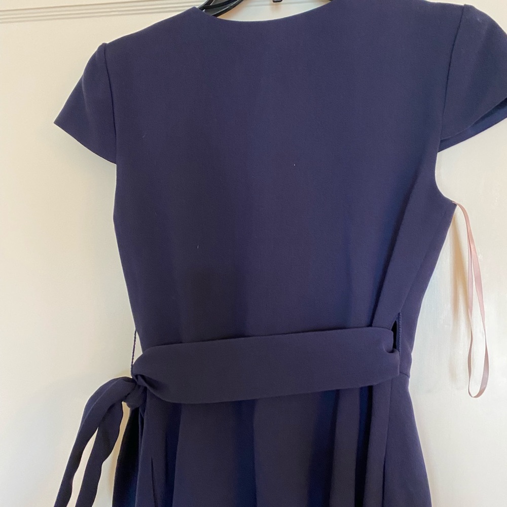 Gal Meets Glam Navy Wrap Dress NWT